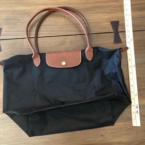 Long Champ Large Tote “Le Pliage” - Black